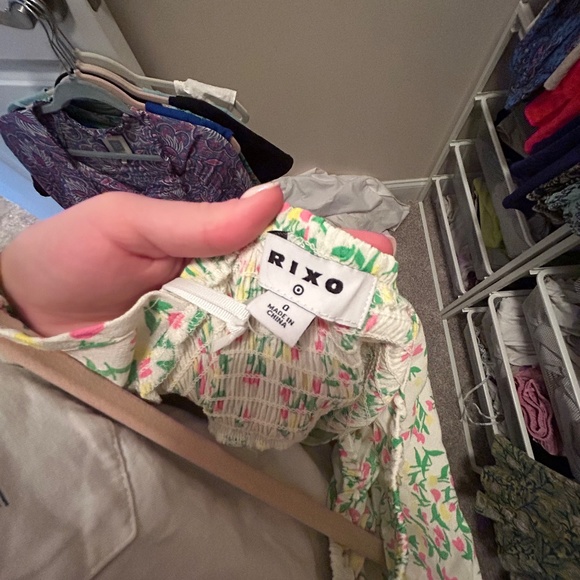 NWT RIXO x Target + Daisy Long Sleeve Swing Dress Size 0 - Picture 8 of 8